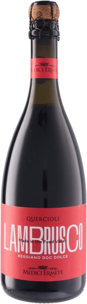 画像1: 【イタリア】クエルチオーリ レッジアーノ ランブルスコ ドルチェ 赤  750ml (1)